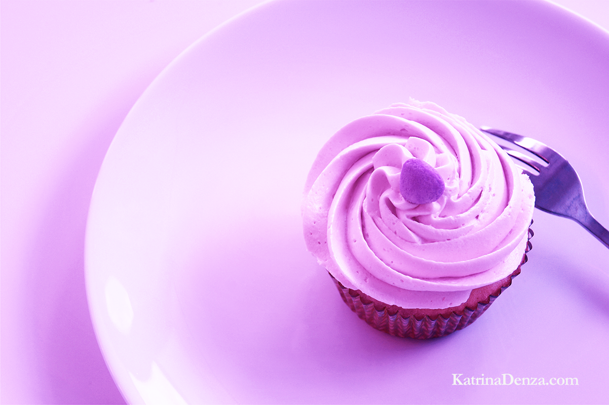 Cupcake to represent desire